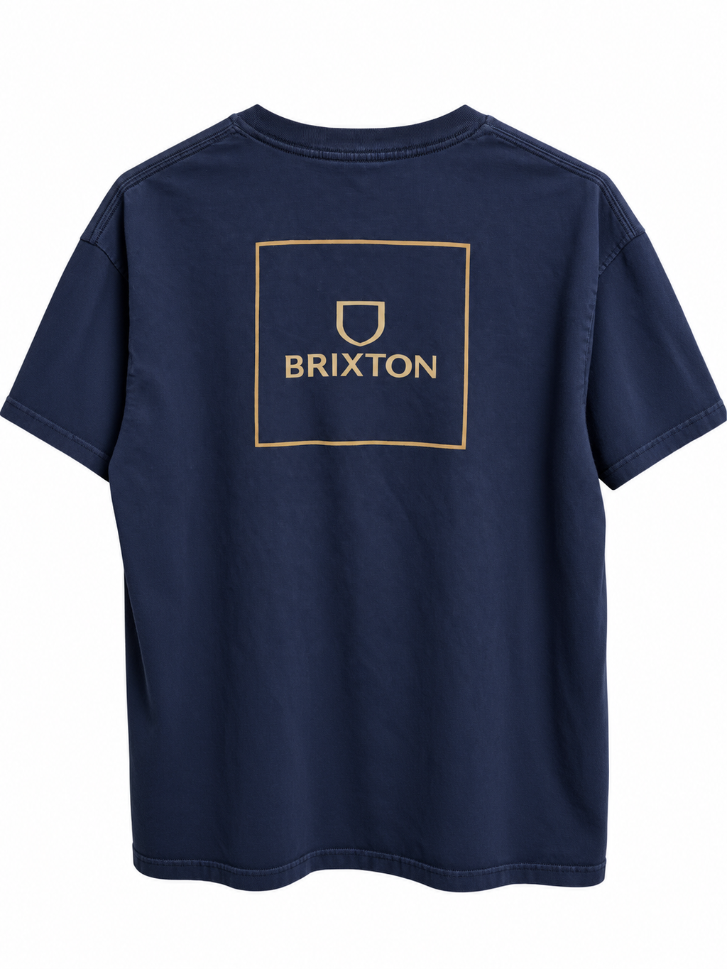 Brixton logo navy blue t-shirt