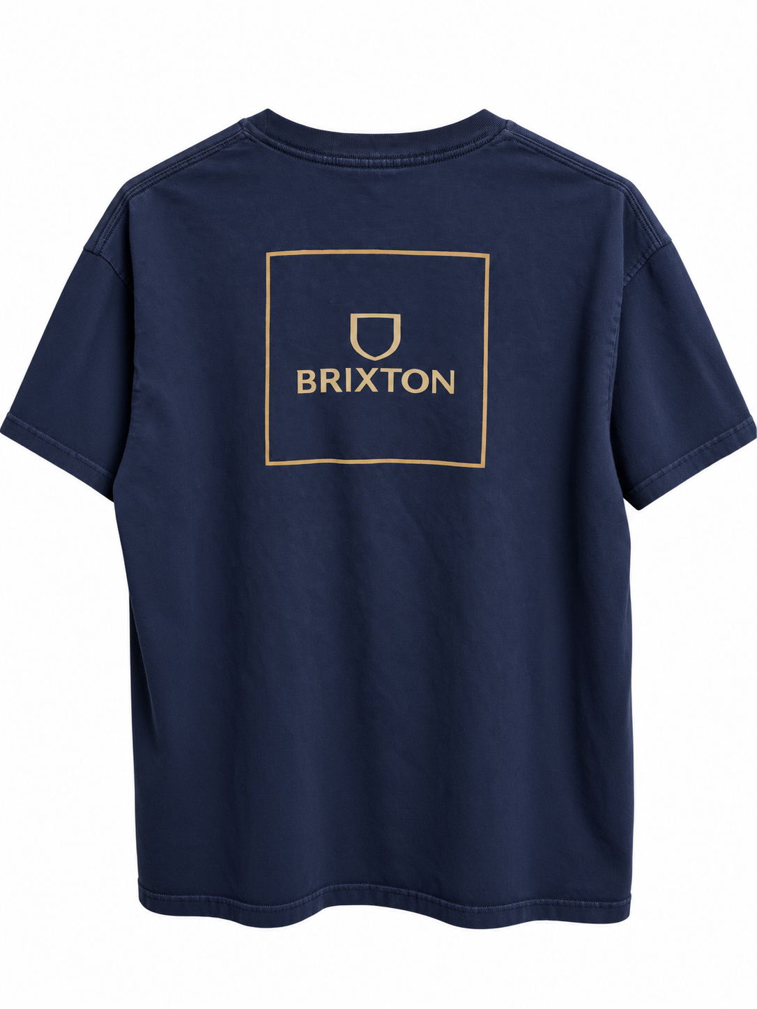Brixton logo navy blue t-shirt