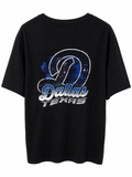 Dallas Texas logo black T-shirt
