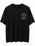 Matsumotos black t-shirt