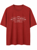 Hotel California red t-shirt