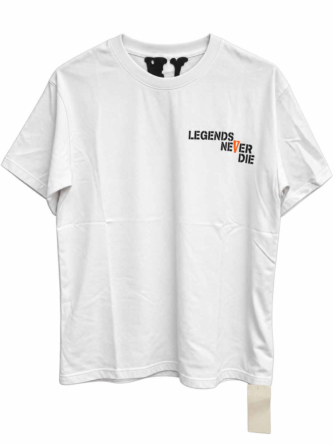 VLONE x Juice WRLD "Legends Never Die" Butterfly white t-shirt