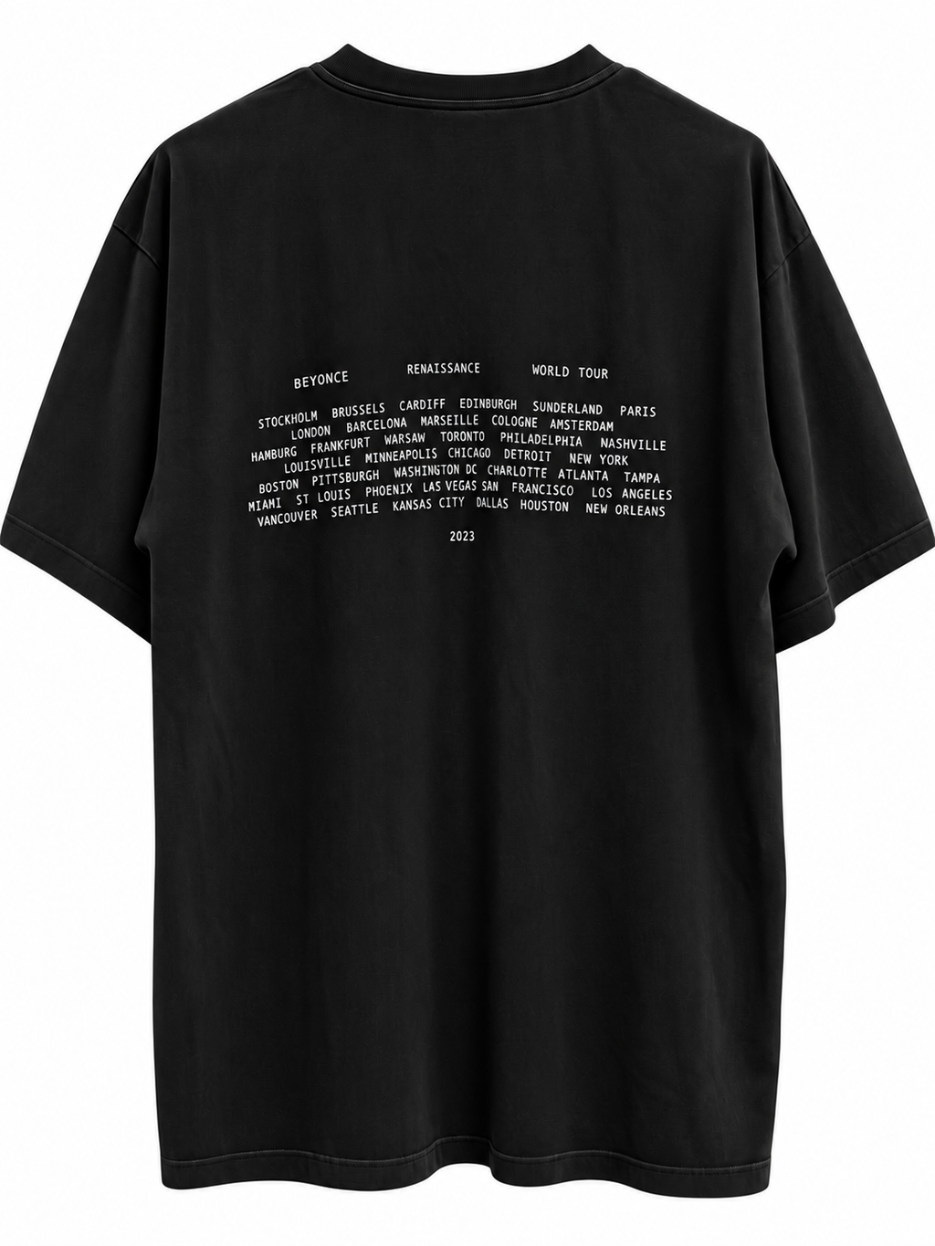 Beyonce RENAISSANCE World tour black t-shirt