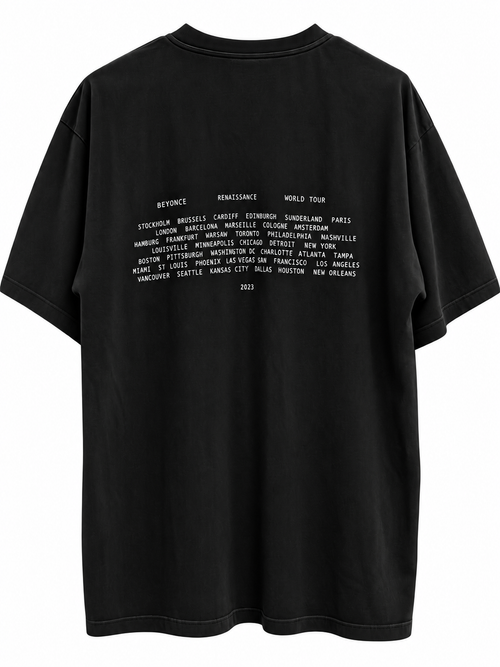 Beyonce RENAISSANCE World tour black t-shirt