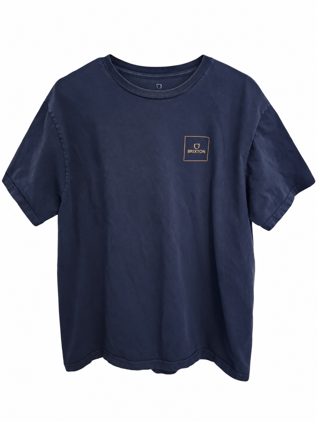 Brixton logo navy blue t-shirt
