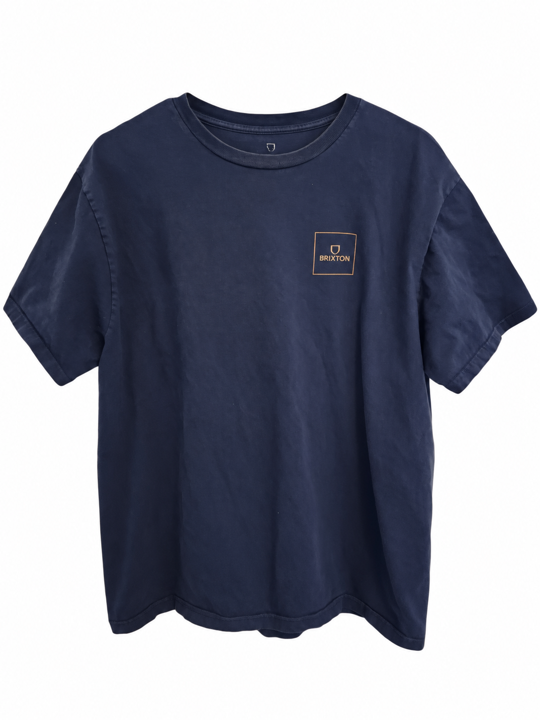 Brixton logo navy blue t-shirt