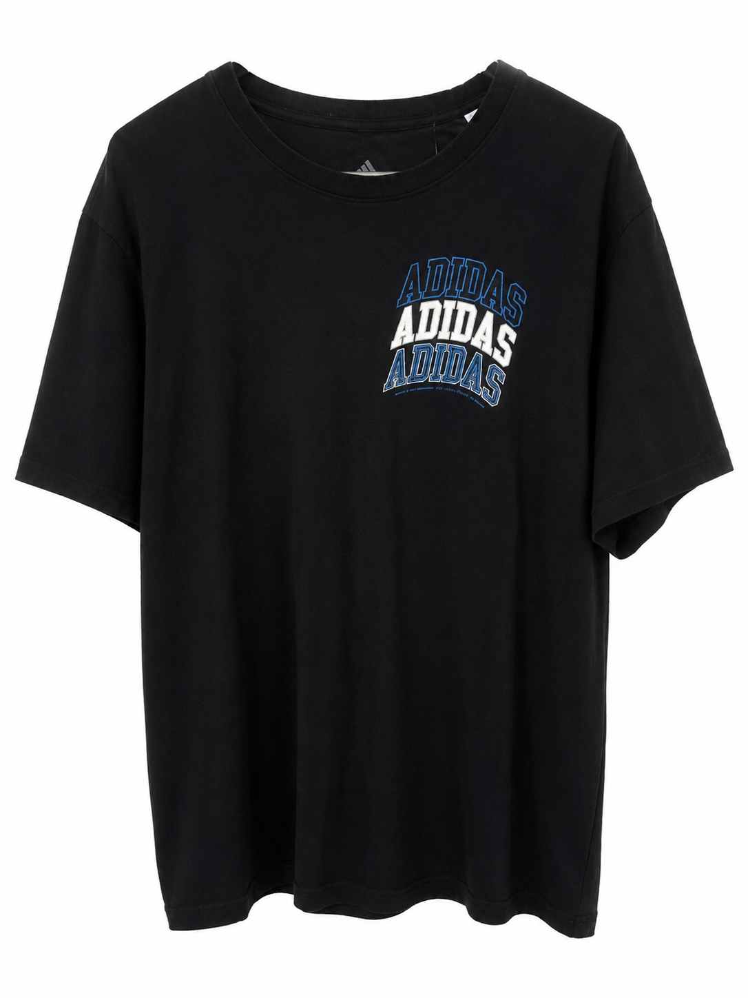 Adidas logo black T-shirt